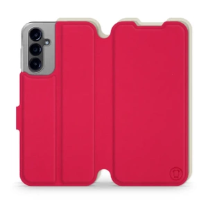 Hülle für Samsung Galaxy A14 4G - Farbe Rot mit Platin