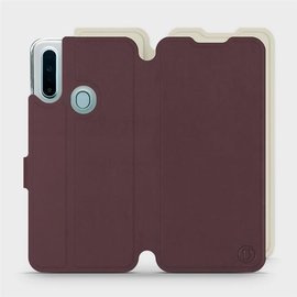 Phone Case OPPO A31 - Design Burgundy with Platinum