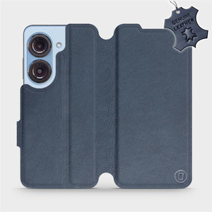 Hülle für Asus Zenfone 9 - Farbe Blue Leather