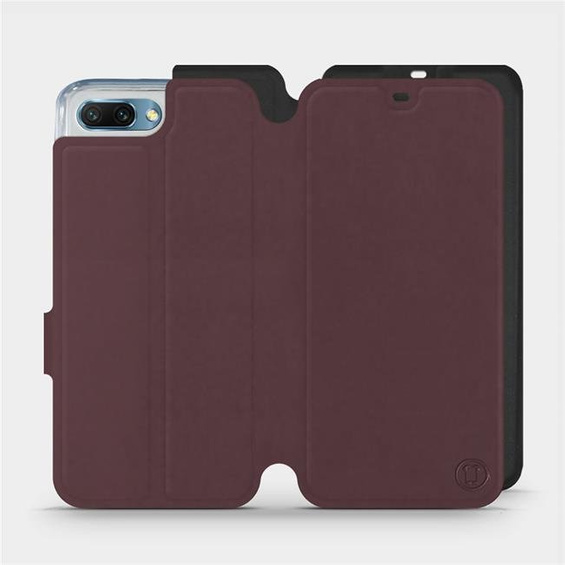 Phone Case Huawei Honor 10 - Design Burgundy with Black