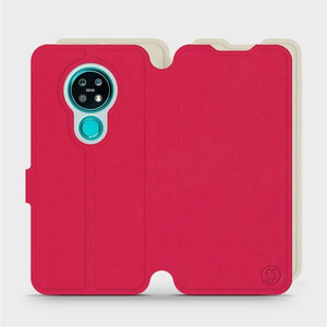 Phone Case Nokia 7.2 - Design Red with Platinum