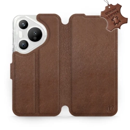 Phone Case Huawei Pura 70 - Design Brown Leather