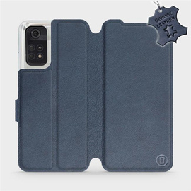 Hülle für Xiaomi POCO M4 Pro 4G - Farbe Blue Leather