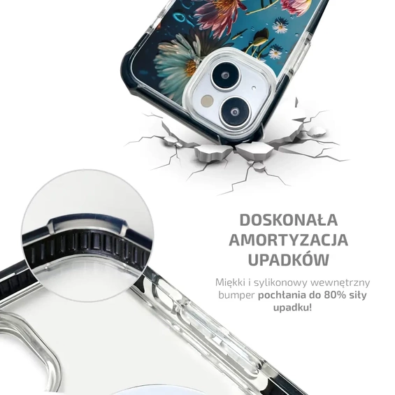 Etui MagSafe Elite Bumper Apple iPhone 8 Plus - wzór D014D