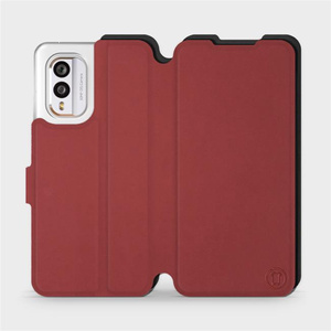 Phone Case Nokia X30 5G - Design Dark Red with Black