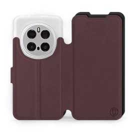 Phone Case Huawei Honor Magic7 Pro 5G - Design Burgundy with Black