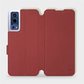 Phone Case Vivo Y52 5G - Design Dark Red with Platinum