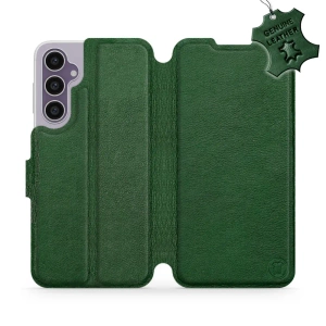 Phone Case Samsung Galaxy S23 FE - Design Green Leather