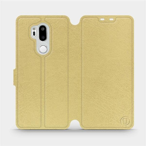 Etui do LG G7 ThinQ - wzór Gold&Orange
