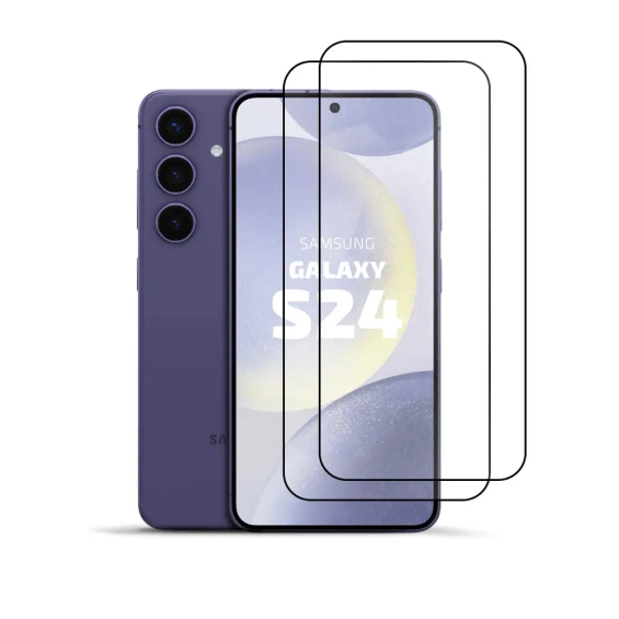2er Set Mattes Panzerglas für Samsung Galaxy S24