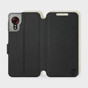 Phone Case Samsung Galaxy Xcover 5 - Design Black with Platinum