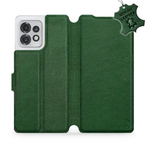 Phone Case Motorola Edge 40 Pro - Design Green Leather