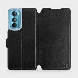 Phone Case Motorola Edge 30 5G - Design Black&Orange