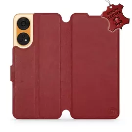 Phone Case OPPO Reno 8T 5G - Design Dark Red Leather