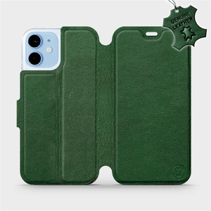 Phone Case Apple iPhone 12 mini - Design Green Leather