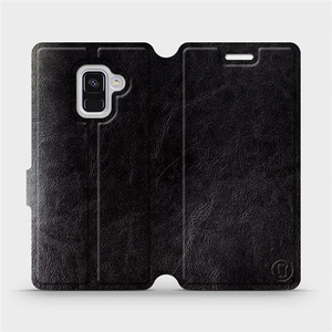 Phone Case Samsung Galaxy A8 2018 - Design Black&Orange