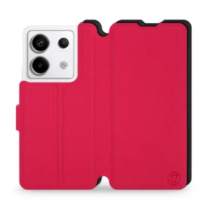 Etui Soft Touch do Xiaomi Redmi Note 13 PRO - wzór Żywa czerwień z czernią