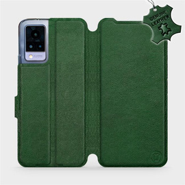 Hülle für Vivo V21 5G - Farbe Green Leather