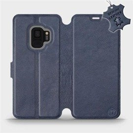 Hülle für Samsung Galaxy S9 - Farbe Blue Leather