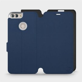 Etui Soft Touch do Huawei P Smart - wzór Głęboki granat z czernią