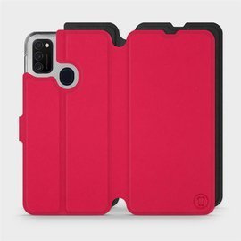 Phone Case Samsung Galaxy M21 - Design Red with Black