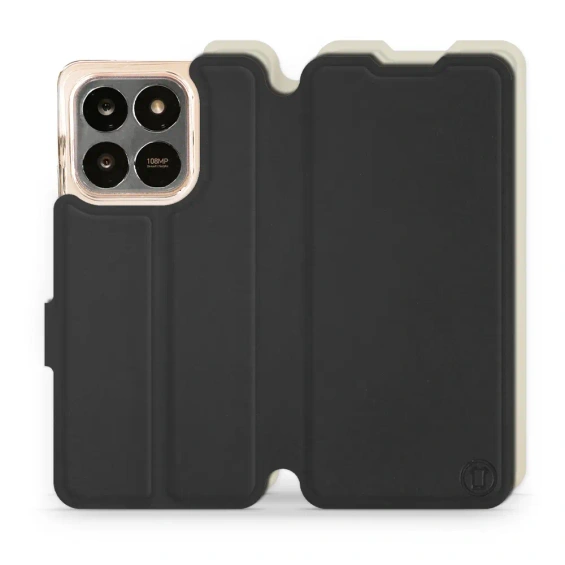 Phone Case Huawei Honor X7d - Design Black with Platinum