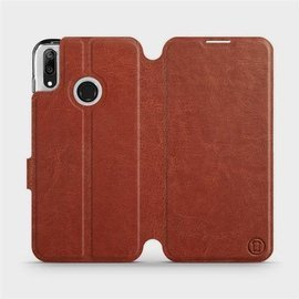Phone Case Huawei Y7 2019 - Design Brown&Orange