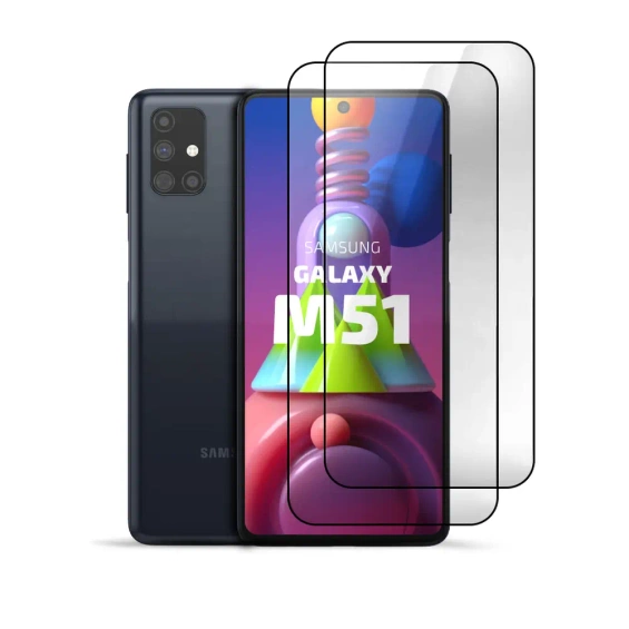Zestaw 2x Szkło hartowane Clear 9H do Samsung Galaxy M51