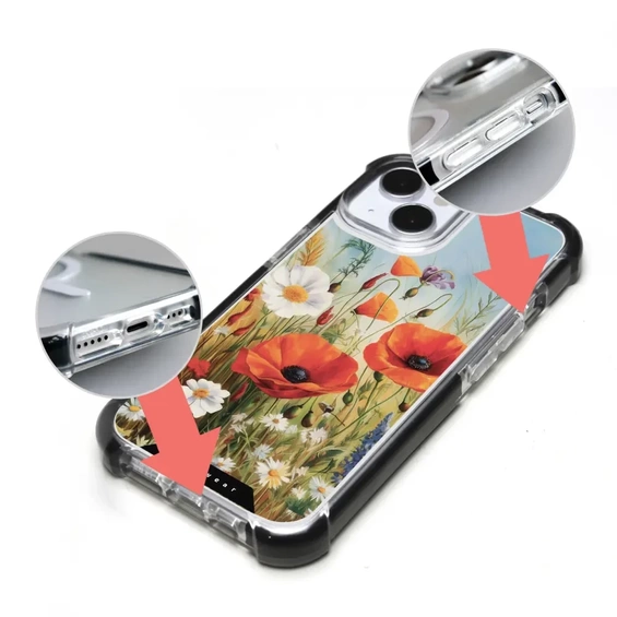 Etui MagSafe Elite Bumper Apple iPhone 15 Pro Max - wzór D010D