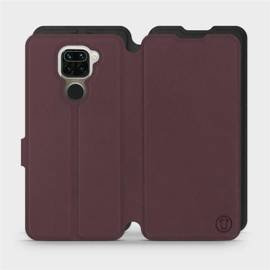 Phone Case Xiaomi Redmi Note 9 - Design Burgundy with Black