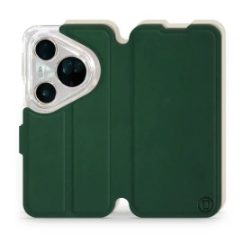 Phone Case Huawei Pura 80 Ultra - Design Green with Platinum