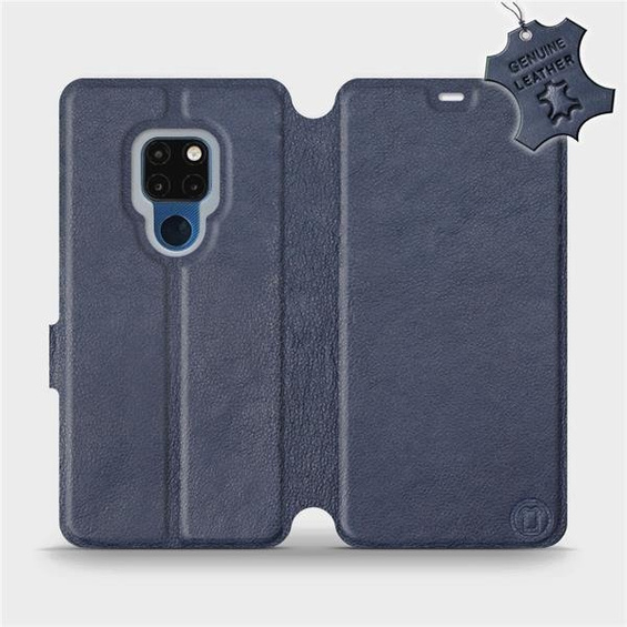 Phone Case Huawei Mate 20 - Design Blue Leather