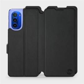 Etui Soft Touch do Motorola Moto G51 5G - wzór Satynowa czerń