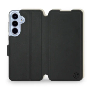 Phone Case Samsung Galaxy S25 FE 5G - Design Black with Platinum