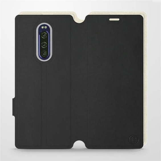 Phone Case Sony Xperia 1 - Design Black with Platinum