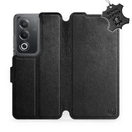 Phone Case OPPO A80 5G - Design Black Leather