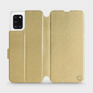 Etui do Samsung Galaxy A31 - wzór Gold&Orange