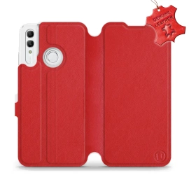 Phone Case Huawei Honor 10 Lite - Design Red Leather