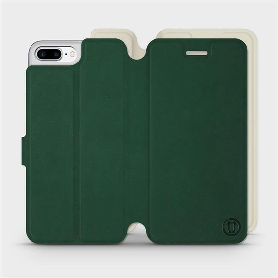 Phone Case Apple iPhone 8 Plus - Design Green with Platinum