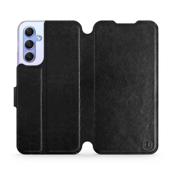 Etui do Samsung Galaxy A34 5G - wzór Black&Orange