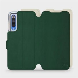 Etui Soft Touch do Xiaomi Mi 9 SE - wzór Miejska zieleń z platyną