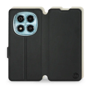 Phone Case Xiaomi Redmi Note 14 Pro 4G - Design Black with Platinum