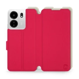Phone Case Xiaomi POCO C65 - Design Red with Platinum