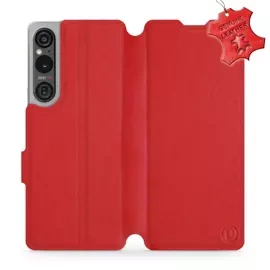 Phone Case Sony Xperia 1 V - Design Red Leather