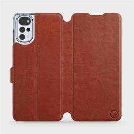 Phone Case Motorola Moto G22 - Design Brown&Gray
