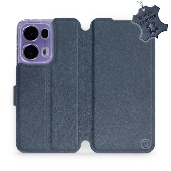 Phone Case OPPO Reno 13 Pro - Design Blue Leather