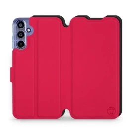 Etui Soft Touch do Samsung Galaxy A15 4G - wzór Żywa czerwień z czernią