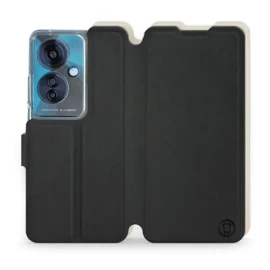 Phone Case OPPO Reno 11F - Design Black with Platinum