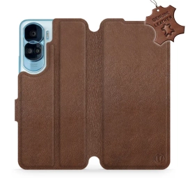 Phone Case Huawei Honor 90 Lite - Design Brown Leather