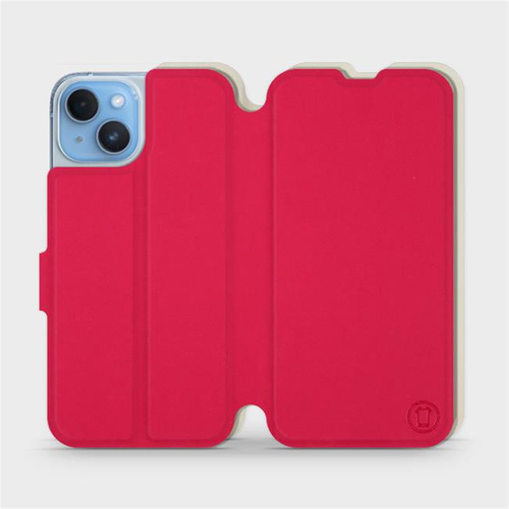 Phone Case Apple iPhone 14 - Design Red with Platinum